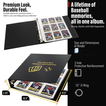 Baseball Card Collection Binder